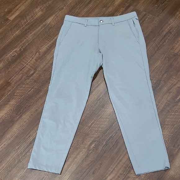 lululemon athletica Other - Lululemon Flat Front Pant Steel Gray Blue 32 X 28